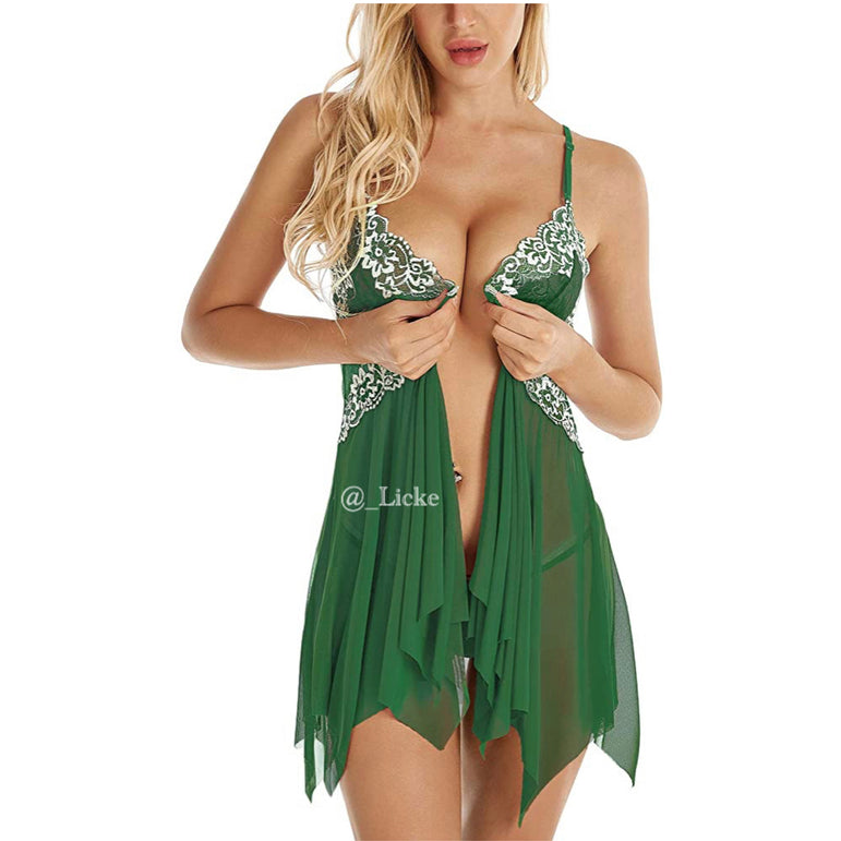 Front Closure Womens Gown