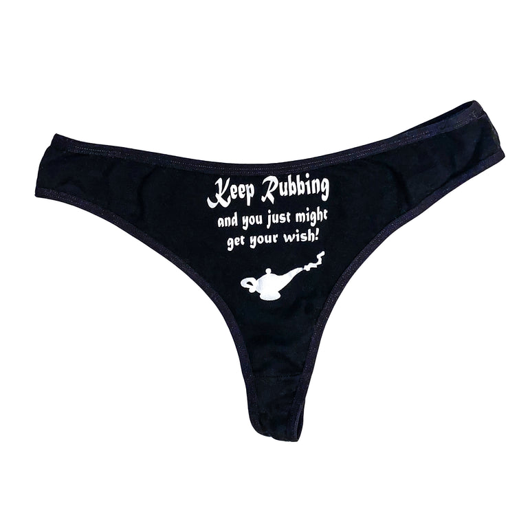 "Keep Rubbing" Thongs